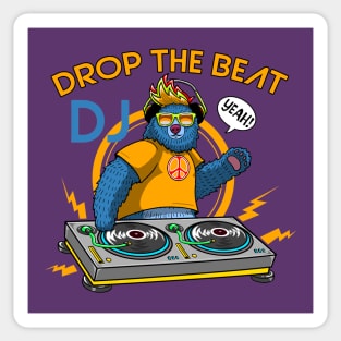 drop the beat dj Sticker